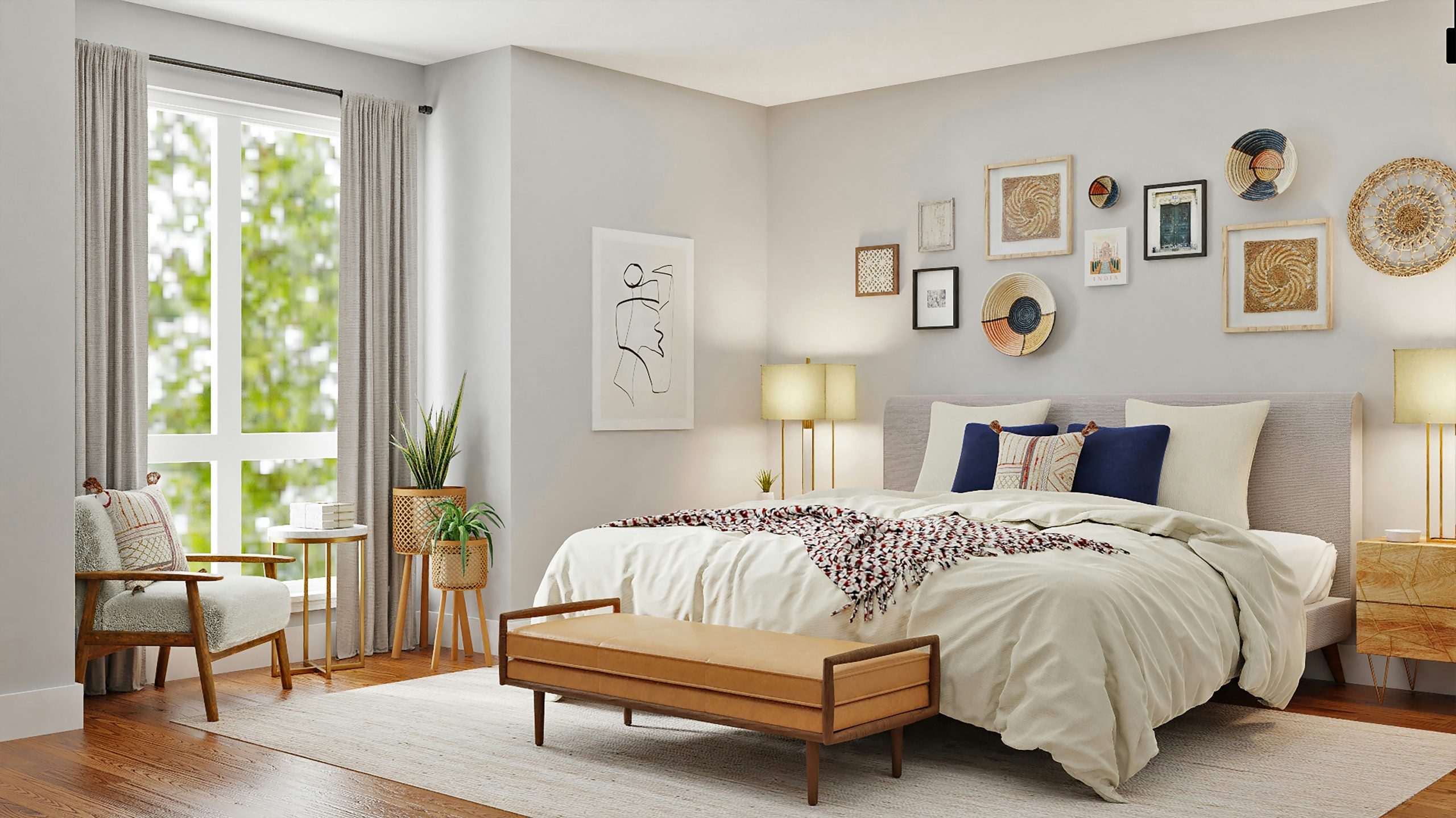 Modern bedroom
